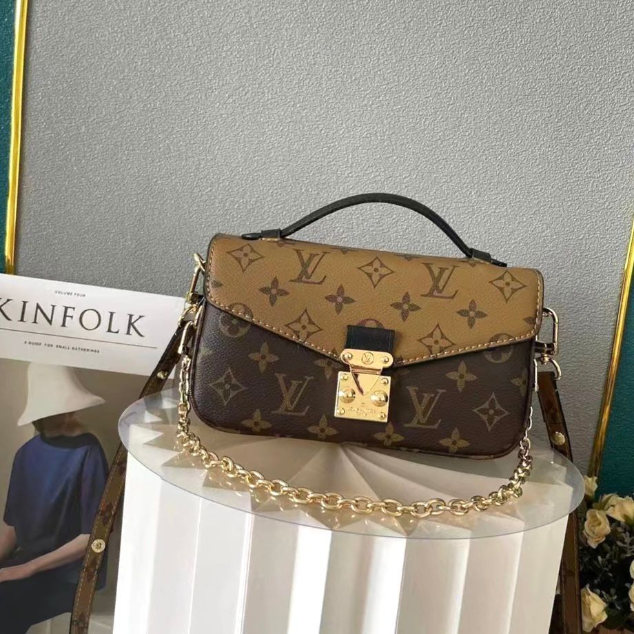 Louis Vuitton Pochette M?tis bag in Monogram Reverse canvas. image 1