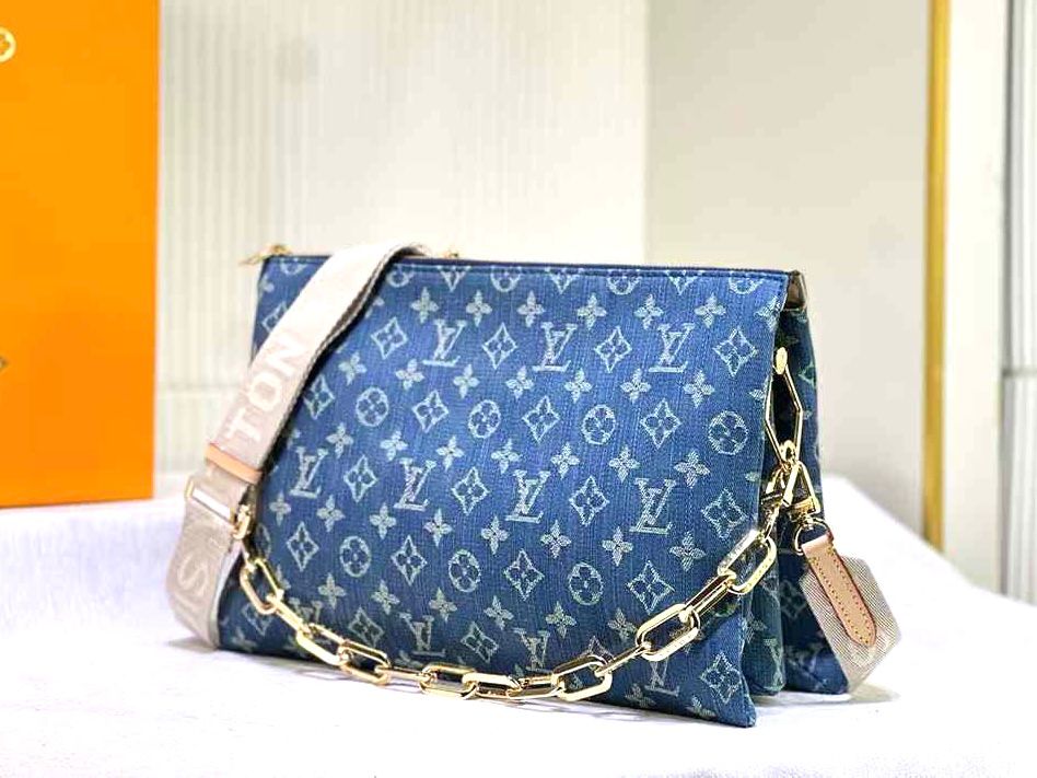 Louis Vuitton Coussin PM Monogram Denim shoulder bag. image 1
