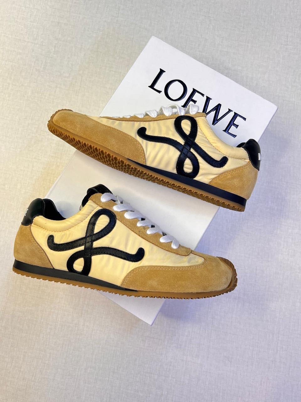 Loewe Flow Runner sneakers in nylon and suede. image 1