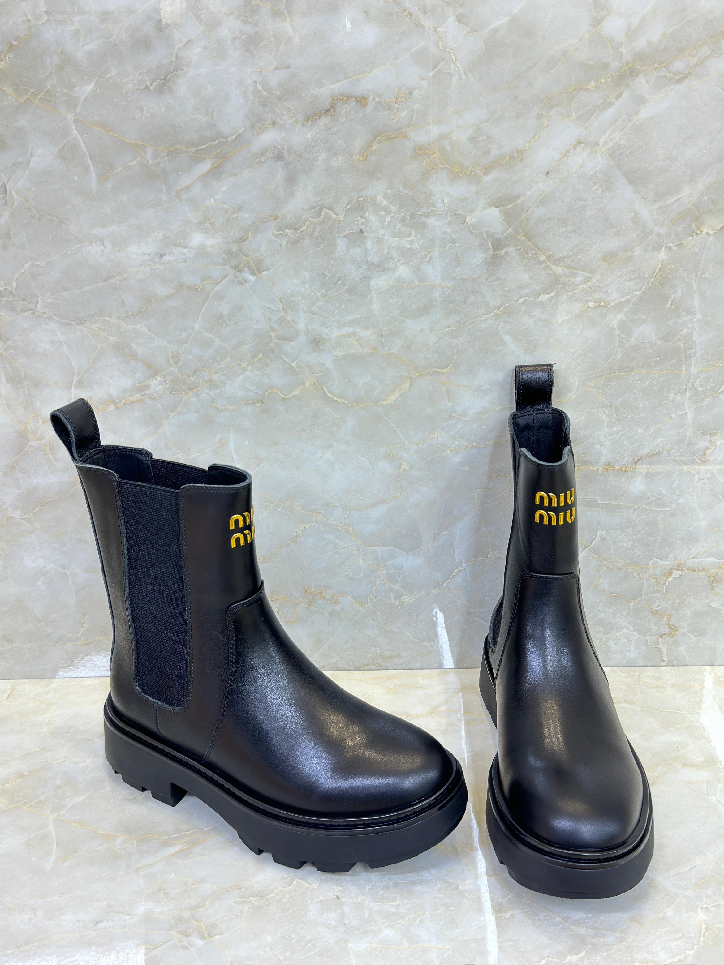 Miu Miu rubber Chelsea boots image 1