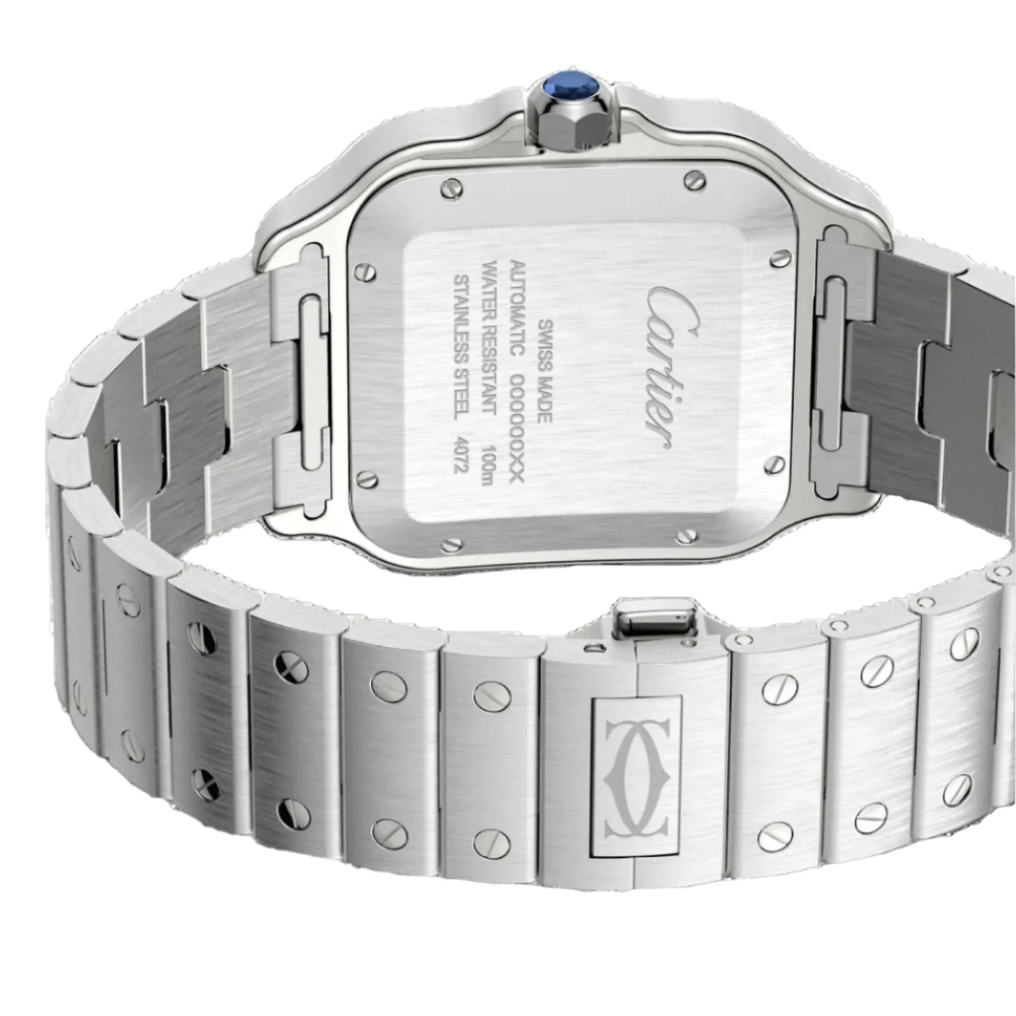 Cartier Santos Steel & ADLC image 2