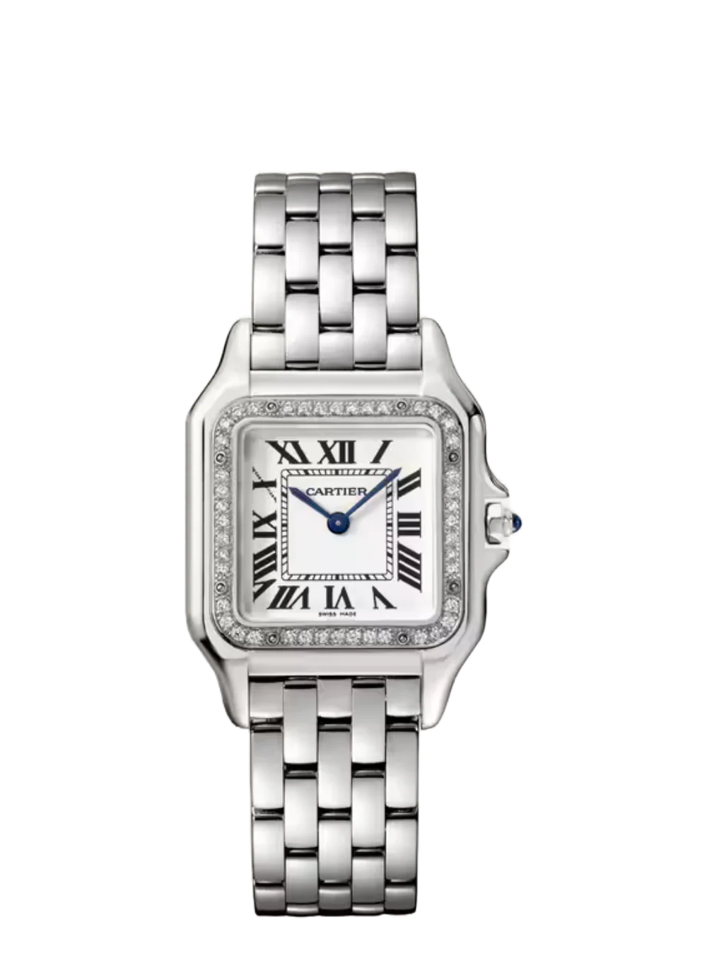 Cartier Panthere Small Model Steel & Diamonds image 1