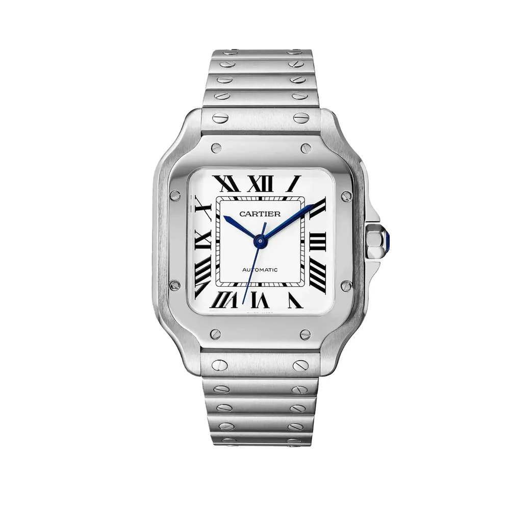 Cartier Santos "Medium Model" White Dial image 1